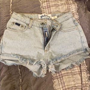 Denim custom shorts size 3/4